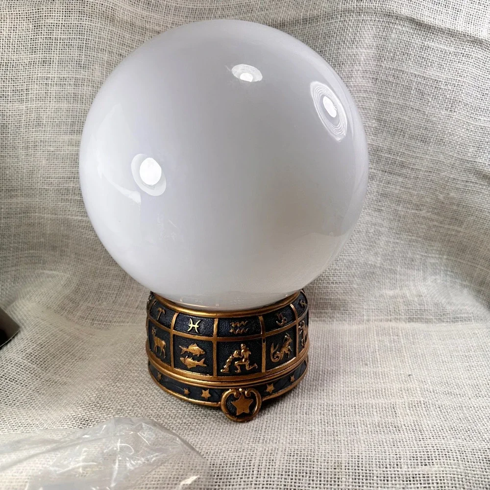 Spirit‎ Halloween Tarot Lightup Crystal Ball Sound Activated Zodiac Base Prop